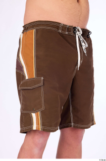 Dash brown shorts with cargo pocket casual dressed thigh 0008.jpg